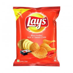 Buy Lay's Potato Chips, Hot 'n' Sweet Chilli Pouch, 28g Online In Chennai