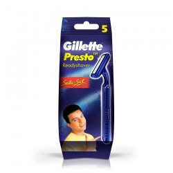 Buy Gillette Presto Ready Shaving Razor Pack of 5 Online In Chennai