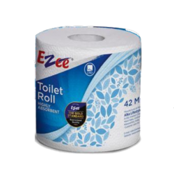 Ezee Vipe Toilet Tissue Roll 2 Ply 42m