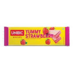 Unibic Strawberry Wafers 30g